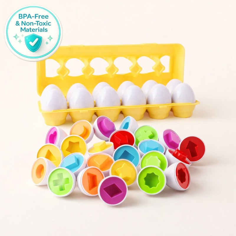 Montessori Toy Bundle - 5-Piece Set for Ages 6 Months to 4 Years