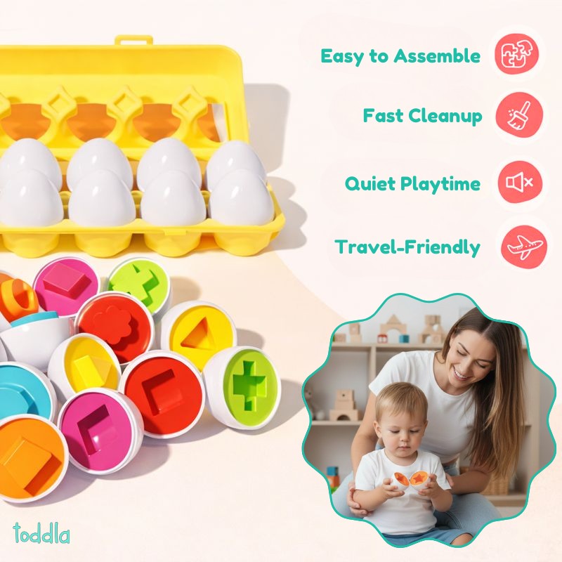 Montessori Toy Bundle - 5-Piece Set for Ages 6 Months to 4 Years