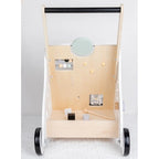 Montessori Wooden Baby Walker - Multifunctional Activity Board