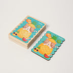 Montessori Wooden Double-Sided Puzzle Set for Toddlers