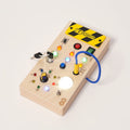 Montessori Wooden Sensory Board Toy with LED Lights