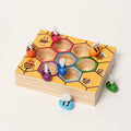 Montessori Wooden Sorting and Matching Toy - Beehive Theme