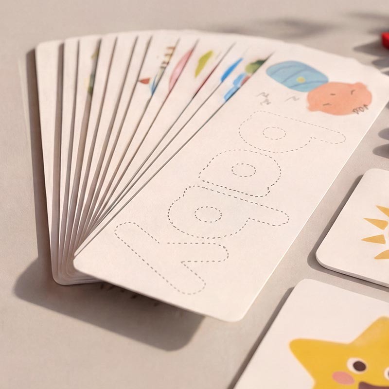 Montessori Wooden Spelling Game - Letters and Picture Cards
