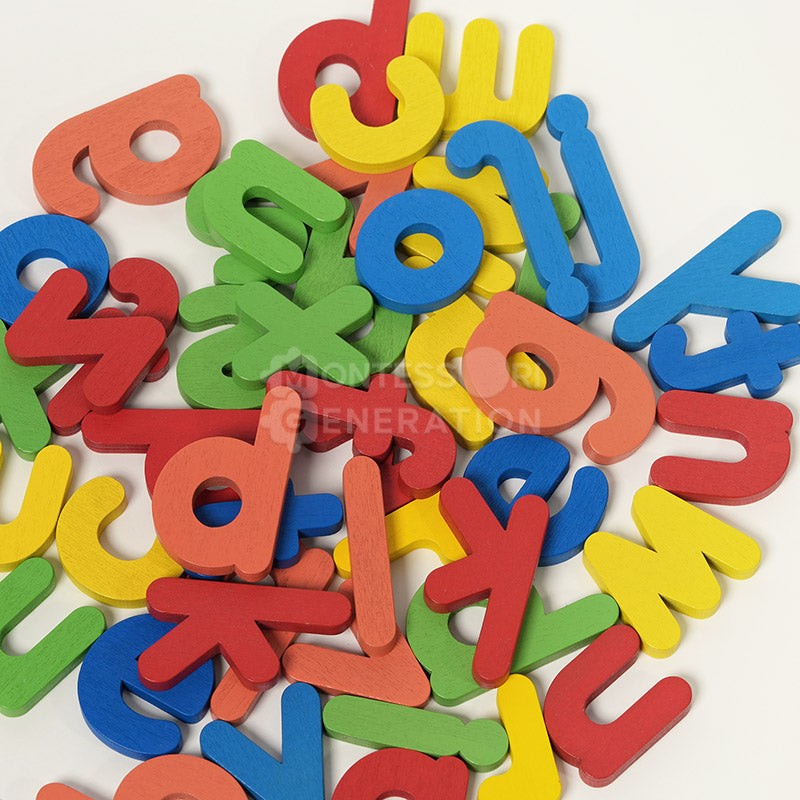 Montessori Wooden Spelling Game - Letters and Picture Cards