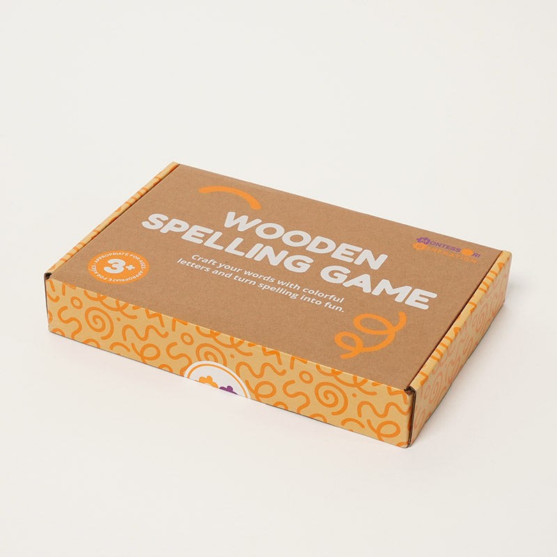 Montessori Wooden Spelling Game - Letters and Picture Cards
