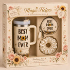 Mother's Day Gift Set - Tumbler with Straw, Coin Purse and Scrunchie