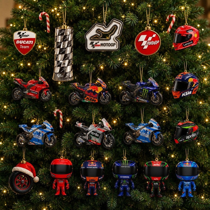 MotoGP Advent Calendar 2026 - 24 Surprise Doors with Motorcycle Ornaments