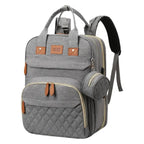 Multifunctional Baby Diaper Backpack - Foldable Bed Compartment