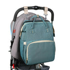 Multifunctional Diaper Backpack - Convertible Baby Crib