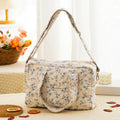Multifunctional Travel Diaper Bag - Quilted Diamond Pattern