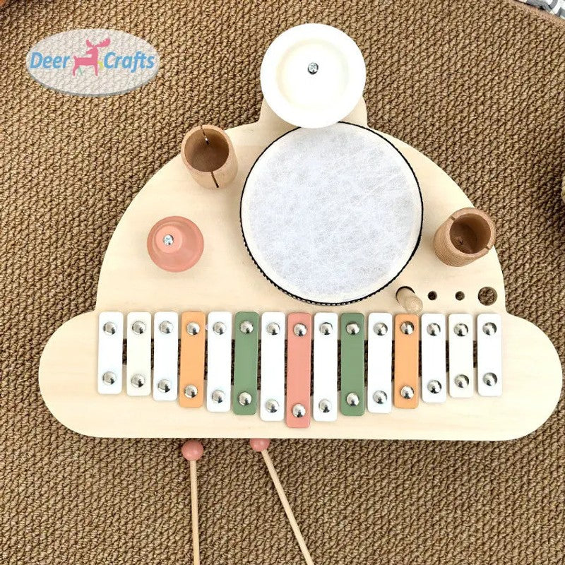 Musical Toy Set - Xylophone with Percussion Instruments