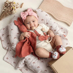 Newborn Baby Gift Set - 6-Piece with Animal Appliqué