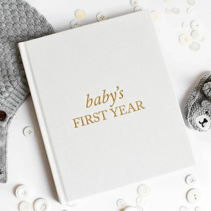 Newborn Baby Memory Book - Hardcover with Customizable Pages