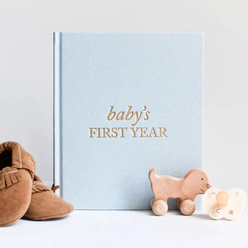 Newborn Baby Memory Book - Hardcover with Customizable Pages