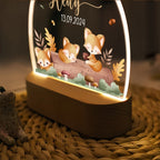 Night Light - LED Arch-Shaped Panel with Custom Name Engraving