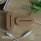 Night Light - LED Arch-Shaped Panel with Custom Name Engraving
