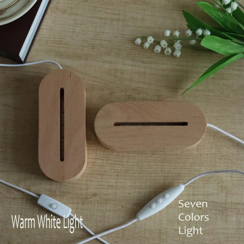 Night Light - LED Arch-Shaped Panel with Custom Name Engraving