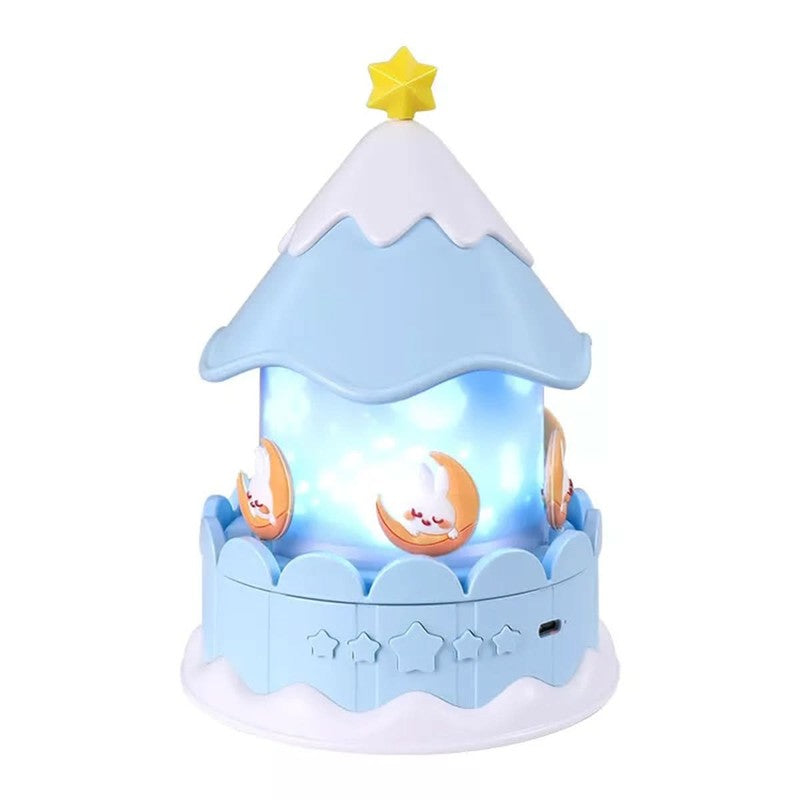 Night Light Star Projector - USB Powered with Music and 360° Rotation