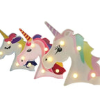 Night Light - Unicorn Head Shape with LED Bulbs