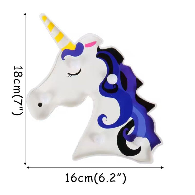 Night Light - Unicorn Head Shape with LED Bulbs