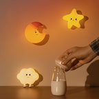 Night Light - Whimsical Cartoon Face with Adjustable Brightness