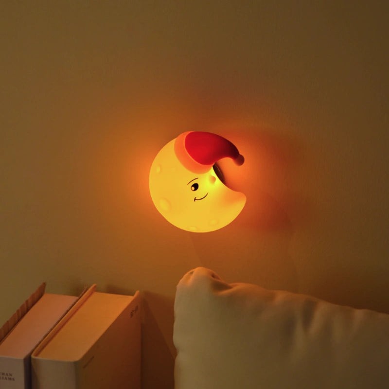 Night Light - Whimsical Cartoon Face with Adjustable Brightness