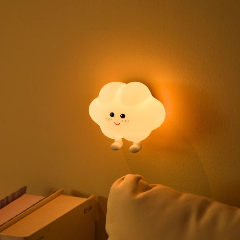 Night Light - Whimsical Cartoon Face with Adjustable Brightness