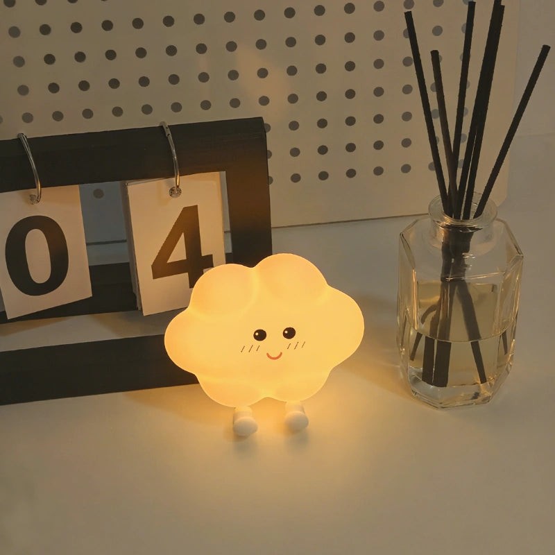 Night Light - Whimsical Cartoon Face with Adjustable Brightness