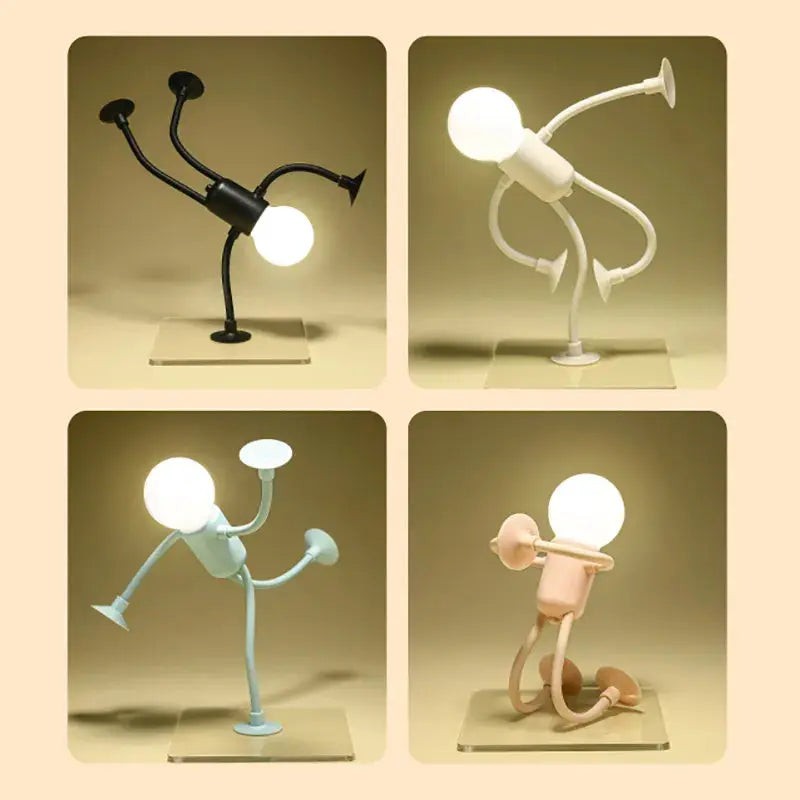 Night Light with Flexible Arms and Legs