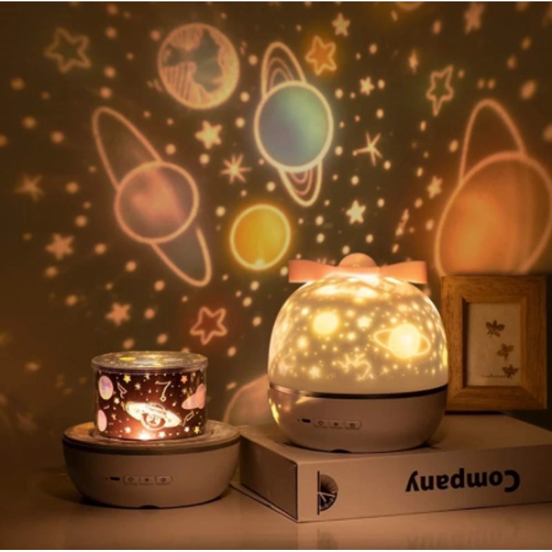 Night Light with Projection Function - Animal Ear
