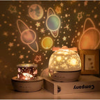 Night Light with Projection Function - Animal Ear