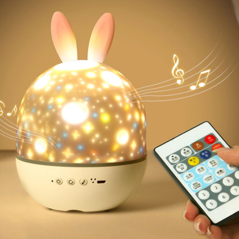 Night Light with Projection Function - Animal Ear