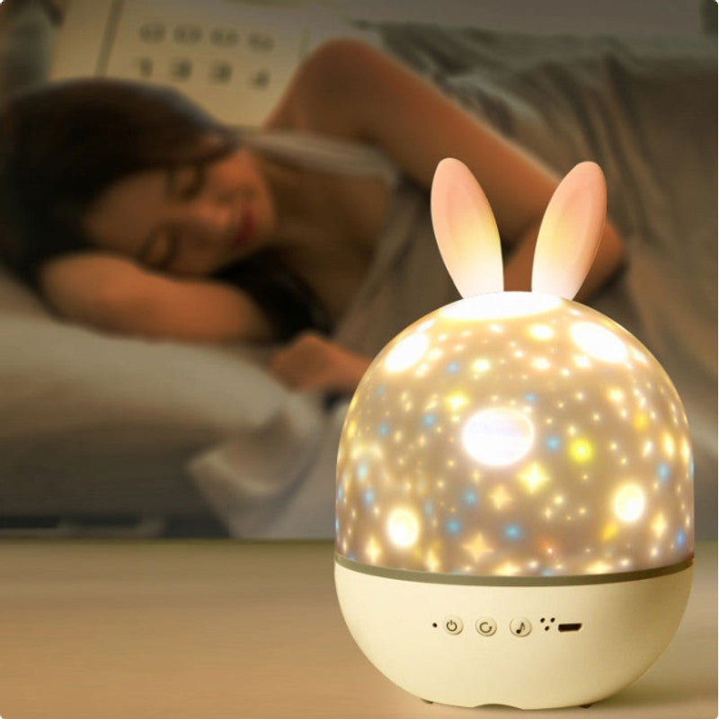 Night Light with Projection Function - Animal Ear