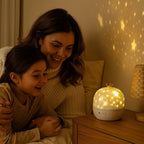 Night Light with Rotating LED Projector - Starry Sky Patterns