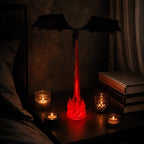 Night Light with Sculpted Dragon Figure - Dynamic Flying Pose