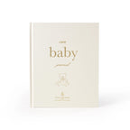 Notebook - Baby First-Year Memory Journal with Gold Foil Details