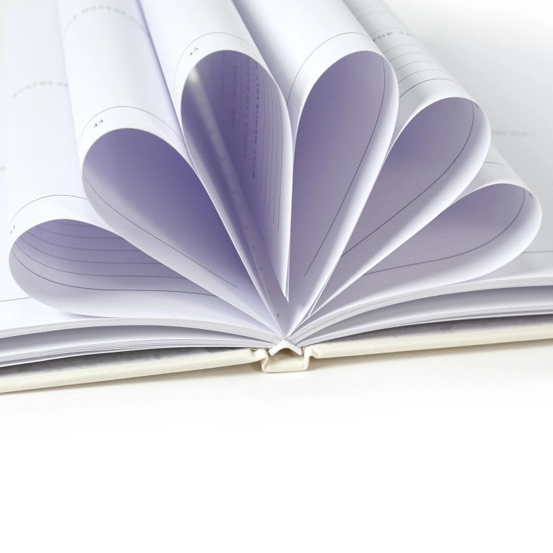 Notebook - Baby First-Year Memory Journal with Gold Foil Details