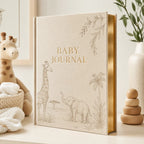 Notebook Baby Journal - Hardcover Fabric Cover