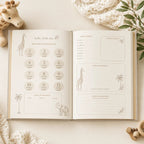 Notebook Baby Journal - Hardcover Fabric Cover