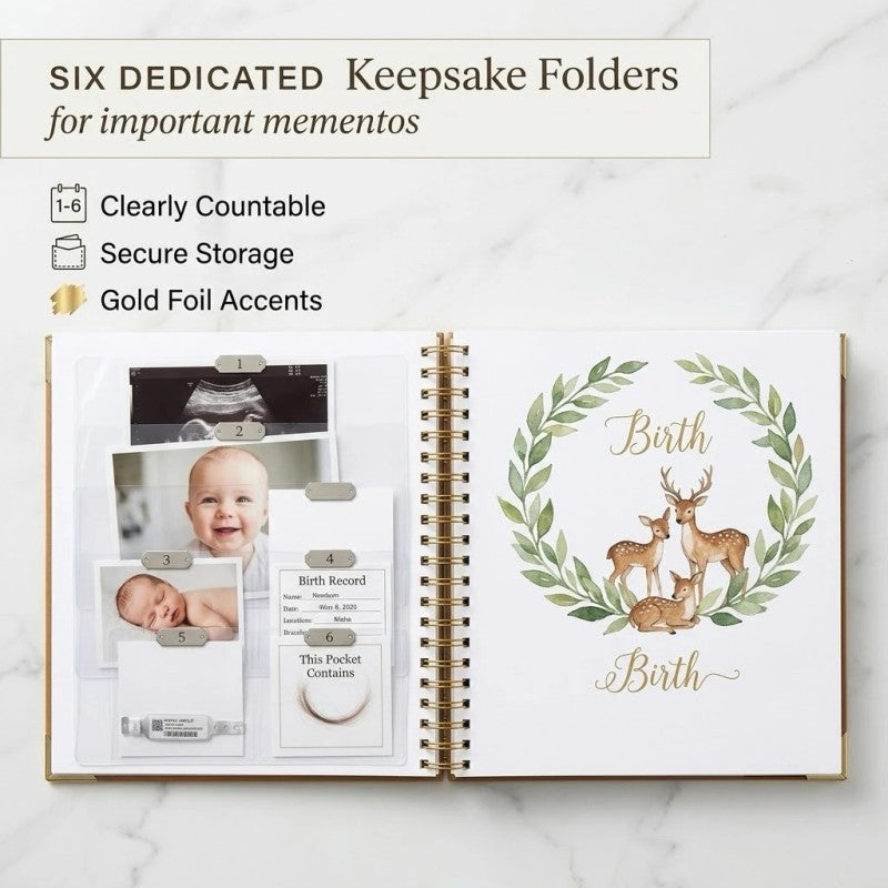Notebook - Customizable Baby Memory Keepsake Book