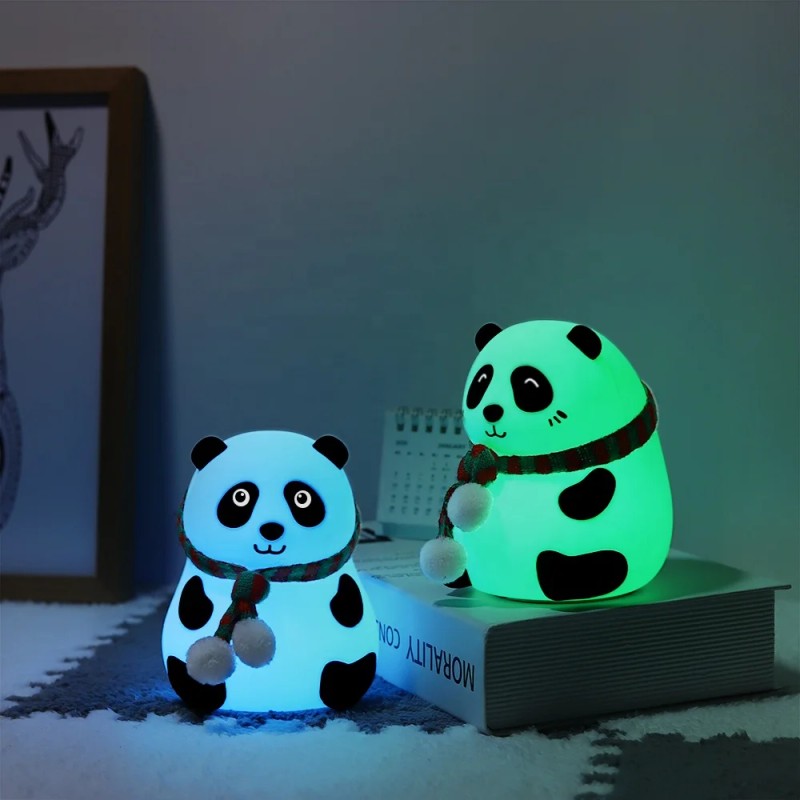 Panda-shaped LED Night Light - Color Changing