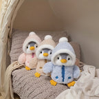 Penguin Plush Toy Gift Set - Hooded Jacket with Zipper