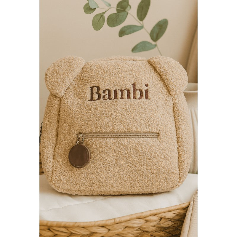 Personalised Children's Teddy Bear Ear Backpack