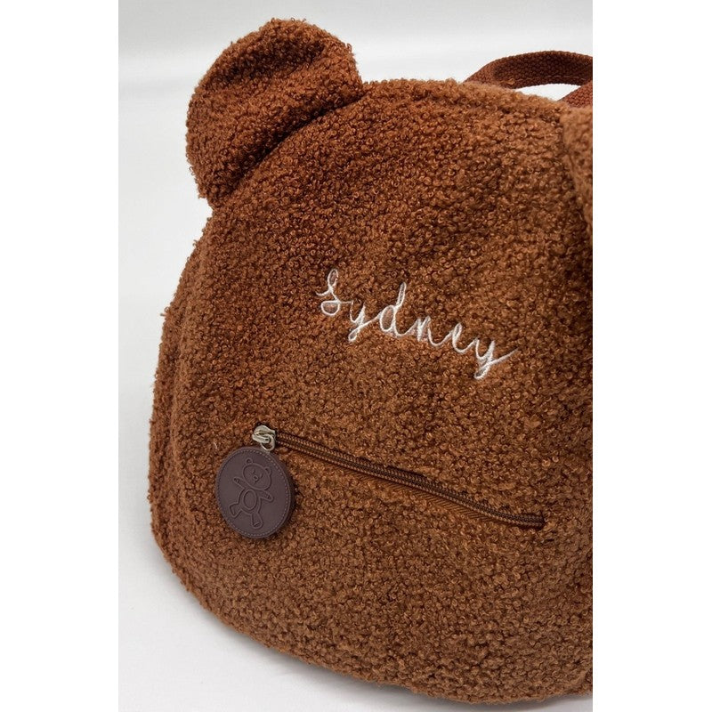 Personalised Children's Teddy Bear Ear Backpack