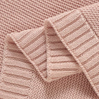Personalized Baby Blanket with Name Embroidery - Square Knit