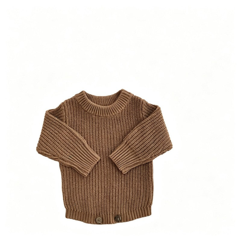 Personalized Baby Bodysuit Set - Round Neck Long Sleeve