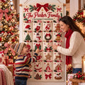 Personalized Fabric Christmas Advent Calendar - Wall Hanging