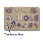 Personalized Wooden Name Puzzle Board - Nursery Decor