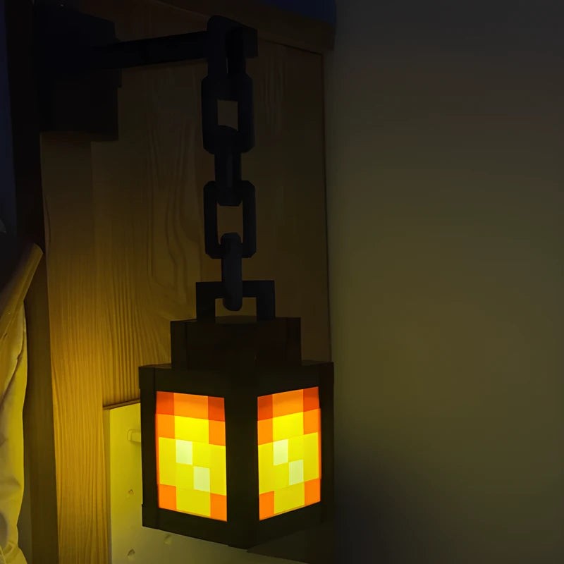 Pixel Art LED Lantern Light - 16 Color Retro
