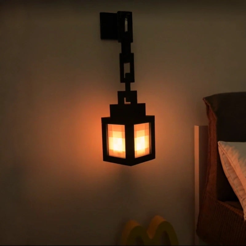 Pixel Art LED Lantern Light - 16 Color Retro